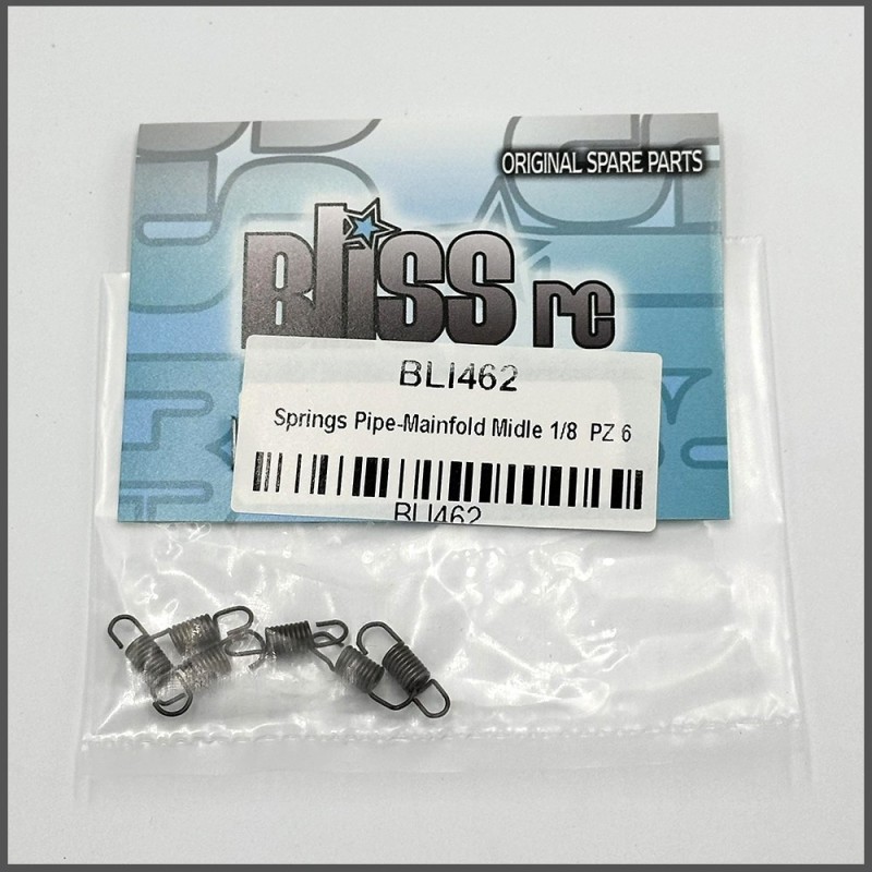 Springs pipe-mainfold middle 1/8 6pcs (BLI462)
