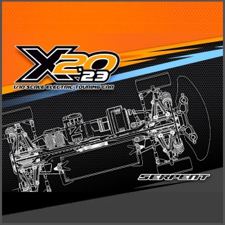 MEDIUS X20 '23 ALUMINIUM 1/10 EP AUTOMODELS SERPENT
