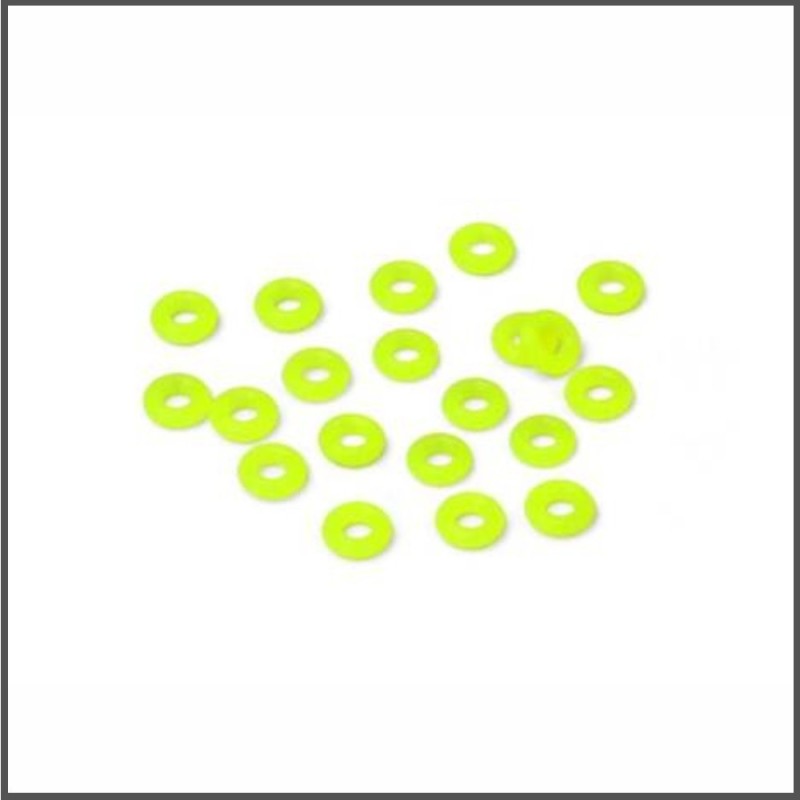 Silicone o-ring p-3 (30/yellow/20pcs) (HB114673)