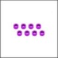 3x5.5x2.5 alumium washer purple (RS-917-2.5-PU)