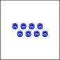 3x5.5x3.0 alumium washer blue (RS-917-3.0-BL)