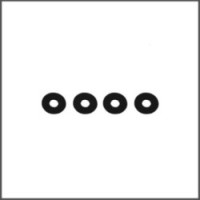 4x11x0.5 Alumium washer black (RS-918-0.5-BK)