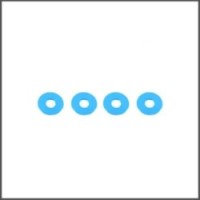 4x11x0.5 Alumium washer blue (RS-918-0.5-BL)
