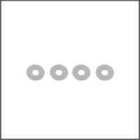 4x11x0.5 Alumium washer silver (RS-918-0.5-SI)