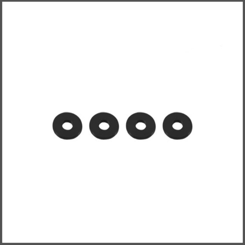 4x11x1.0 aluminium washer black (RS-918-1.0-BK)