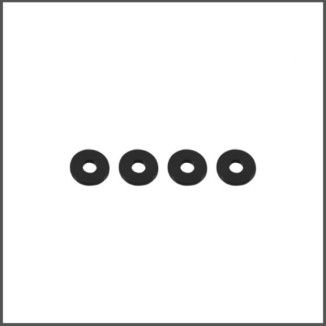 4x11x1.0 Aluminium washer black (RS-918-1.0-BK)