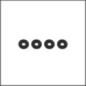4x11x1.0 aluminium washer black (RS-918-1.0-BK)