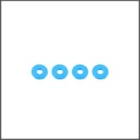 4x11x1.0 Aluminium washer blue (RS-918-1.0-BL)