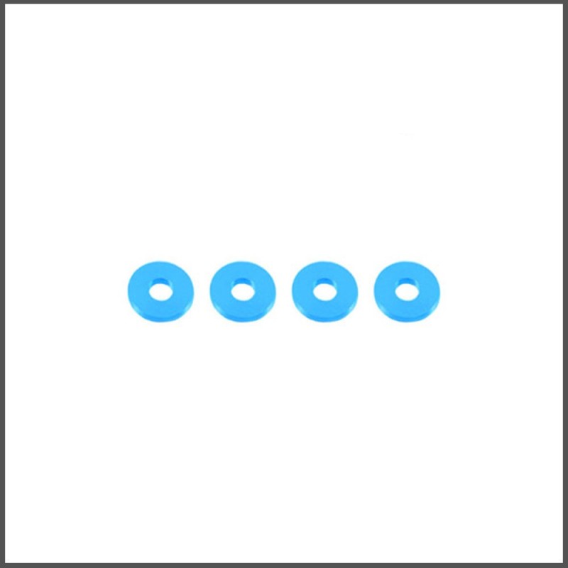 4x11x1.0 aluminium washer light blue (RS-918-1.0-LBL)
