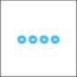 4x11x1.0 aluminium washer light blue (RS-918-1.0-LBL)
