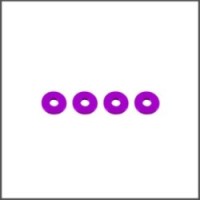 4x11x1.0 Aluminium washer purple (RS-918-1.0-PU)