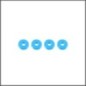 4x11x2.0 alumium washer light blue (RS-918-2.0-LBL)