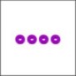 4x11x2.0 alumium washer purple (RS-918-2.0-PU)