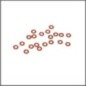 Aluminum washer 3x6x0.5mm (orange/20pcs) (HB114487)