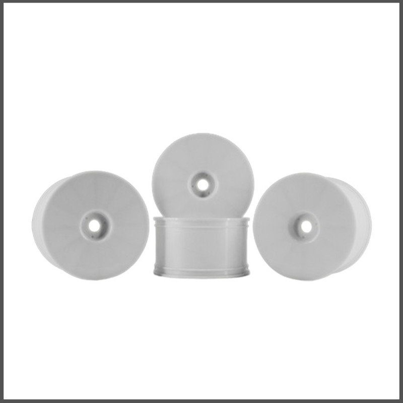 Vp-pro plastic zero offeset truggy white rims (WE-ORW-003)