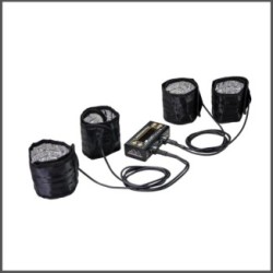 Tyre Warmer 1/8 With Bag Black Golden (AM-174015)