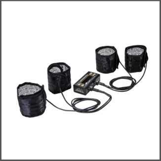 Tyre Warmer 1/8 With Bag Black Golden (AM-174015)