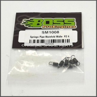 SPRINGS MUFFLER-MANIFOLD MIDDLE 1/8 1/10 (6Pz) (SM1008)
