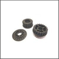 Pulley 2sp shaft 20+21T (2) (SER804112)