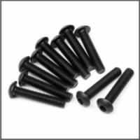 Button head screw m3x16mm (hex socket/10pcs) (HB100560)