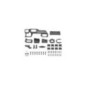 Radioplate set carbon SRX8 GT V2 (SER601259)