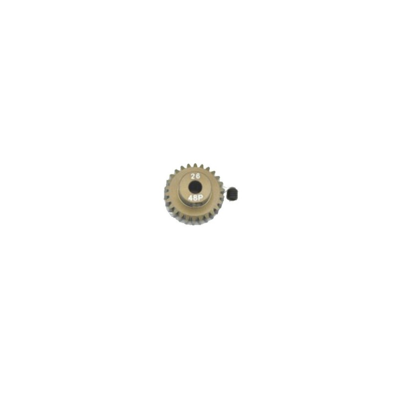 Motor-pinion alu hard 48P/26T (SER120164)