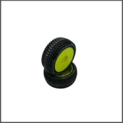 Pair of Buggy Velociraptor Yellow Rims