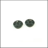 BBS System Shock Piston 1.3mmX6 Holes (BK)(2PC) (SW330562A)
