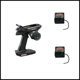 Sanwa M17S Radio + RX-493i Receiver & Preinstalled Battery (101A32971A)