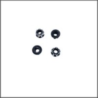 Corsatec M4 flanged nuts black (CT60010-bk)