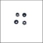Corsatec M4 flanged nuts black (CT60010-bk)