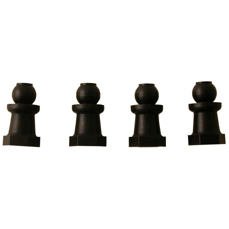 Shock Ball End Post/One- Piece/Top (4 pcs) (X1-31)