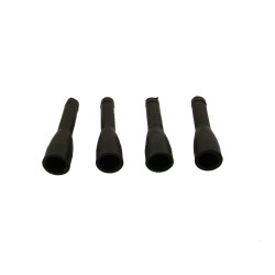 Shock Shaft Dust Covers(Black) (4 pcs) (J-47D)