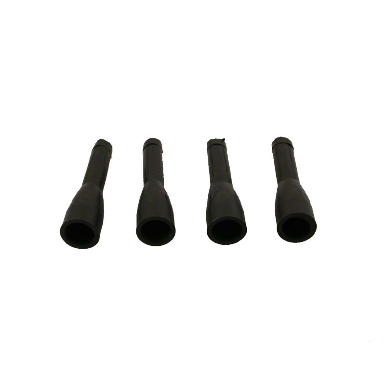 Shock Shaft Dust Covers(Black) (4 pcs) (J-47D)