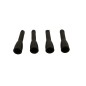 Shock Shaft Dust Covers(Black) (4 pcs) (J-47D)