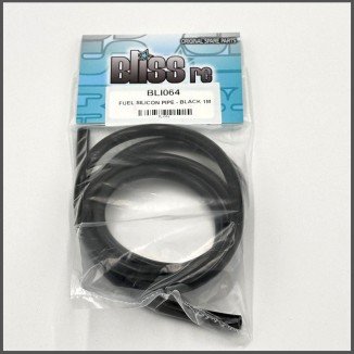 Fuel silicon pipe - black 1m (BLI064)