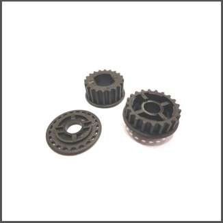 Pulley 2sp shaft 20+21T (2) (SER804112)