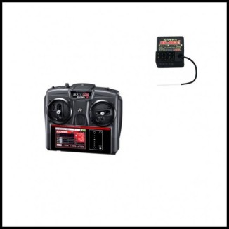 Sanwa Exzes ZIII Radio with RX-493i Receiver & Preinstalled Battery (101A33171A)