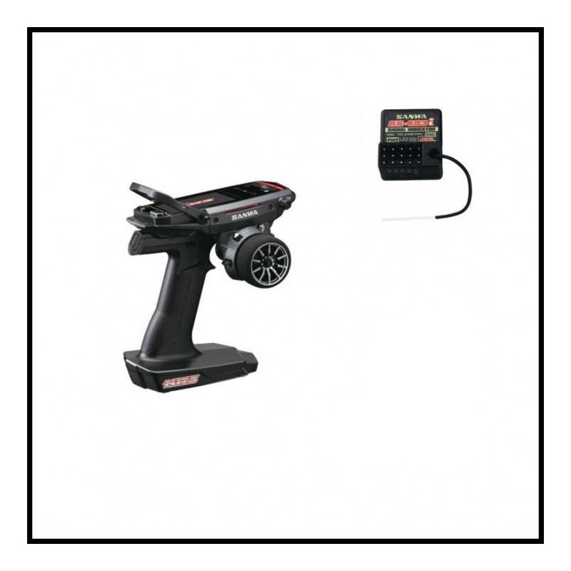 Sanwa M17S Radio + RX-493i Receiver & Preinstalled Battery (101A32971A)