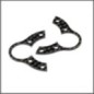 Front knuckle shim 1.0mm (carbon fiber/2pcs) (HB110983)