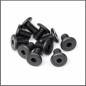 Pan head screw m5x8mm (hex socket/10pcs) (HB100550)