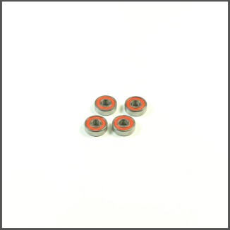 Ball-Bearing 5x13x4 RED Rubber (4)