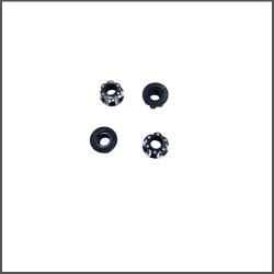 Corsatec M4 flanged nuts black (CT60010-bk)