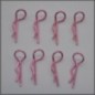 Body clips - small 1/10 pink (8 pcs) (BLI004P)