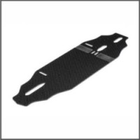 Main chassis 2.25mm (carbon fiber/92mm) (HB114496)