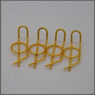 Body clips ( 4 pcs) golden (BLI003GD)