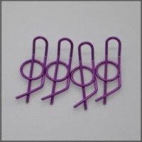 Body clips ( 4 pcs) purple (BLI003PU)