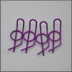 Body clips ( 4 pcs) purple (BLI003PU)