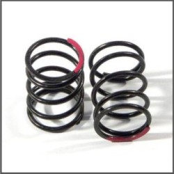 Racing shock spring 14x25x1.5mmx5.25(red/2pcs) (HB6547)