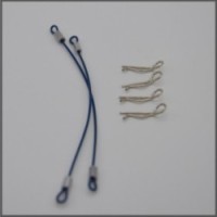 Body clips w/blue cord (BLI006BU)